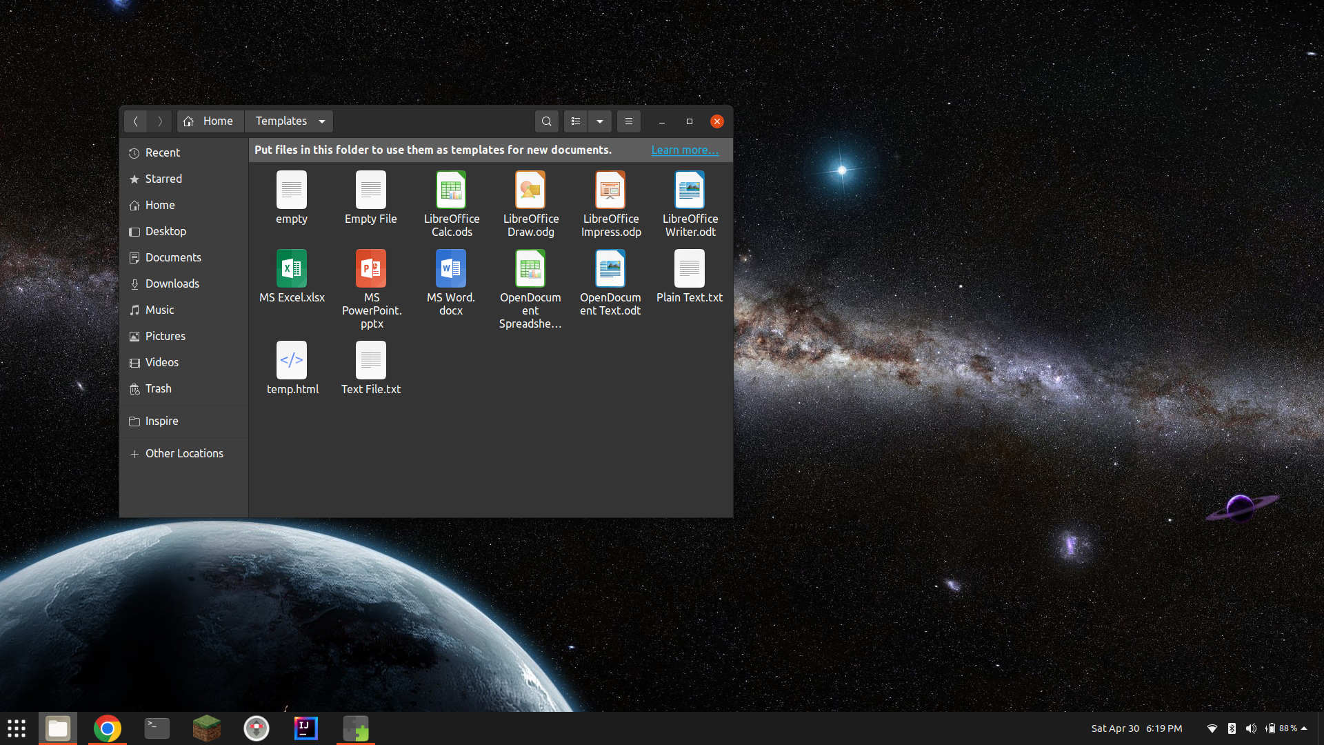 Dash to Panel Gnome Extention